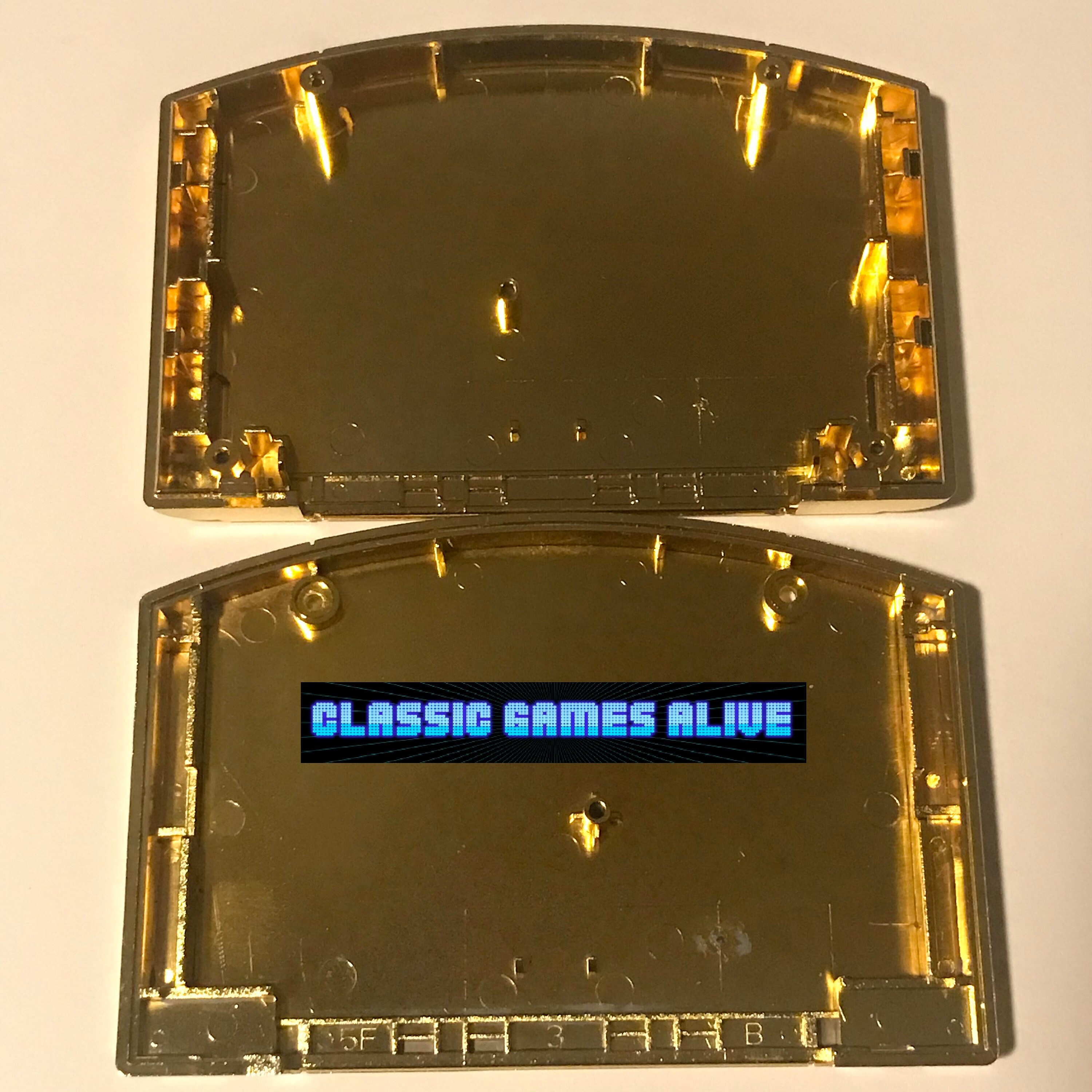 Legend of Zelda Game Case Cartridge - Gold Platinum (metal