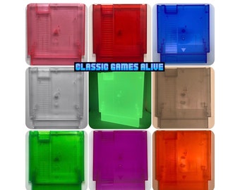 NES Replacement Case Cartridge Shell- Transparent COLORS (9 Colors Choices, Great for Raspberry Pi) Nintendo