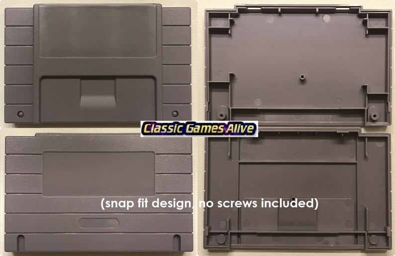 SNES Replacement Case Cartridge Shell Transparent COLOR TOP - Etsy