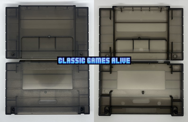 SNES Smoky Black game case