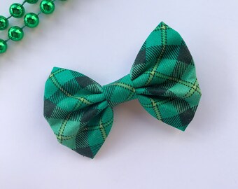 St. Patrick’s Day Kleeblatt-Haarschleifen – Grün, 12,9 Cm, Mit Krokodil-Klemme
