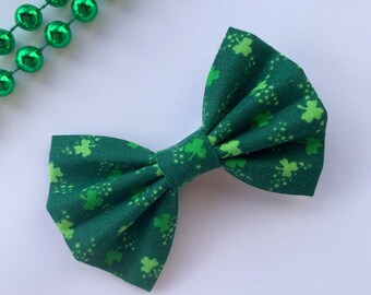 St. Patrick’s Day Bow, Shamrock Hair Bow, Clover Hair Bow , St. Patrick’s Day, Green Hair Bow for Girls, Hair Clip, Hair Accessories