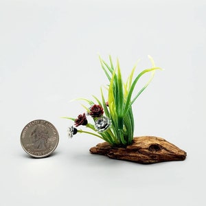 Fairy Garden Artificial Driftwood Display Piece Garden Landscape Fairy Miniature Landscape Miniature Flowers Dollhouse Miniatures Small Gift