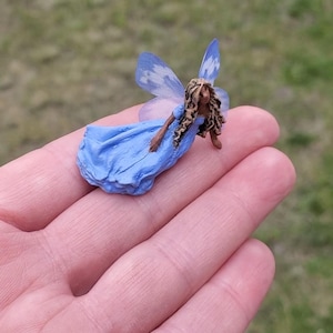 Alondra: Hand-Sculpted Resin Fairy Miniature for Fairy Garden