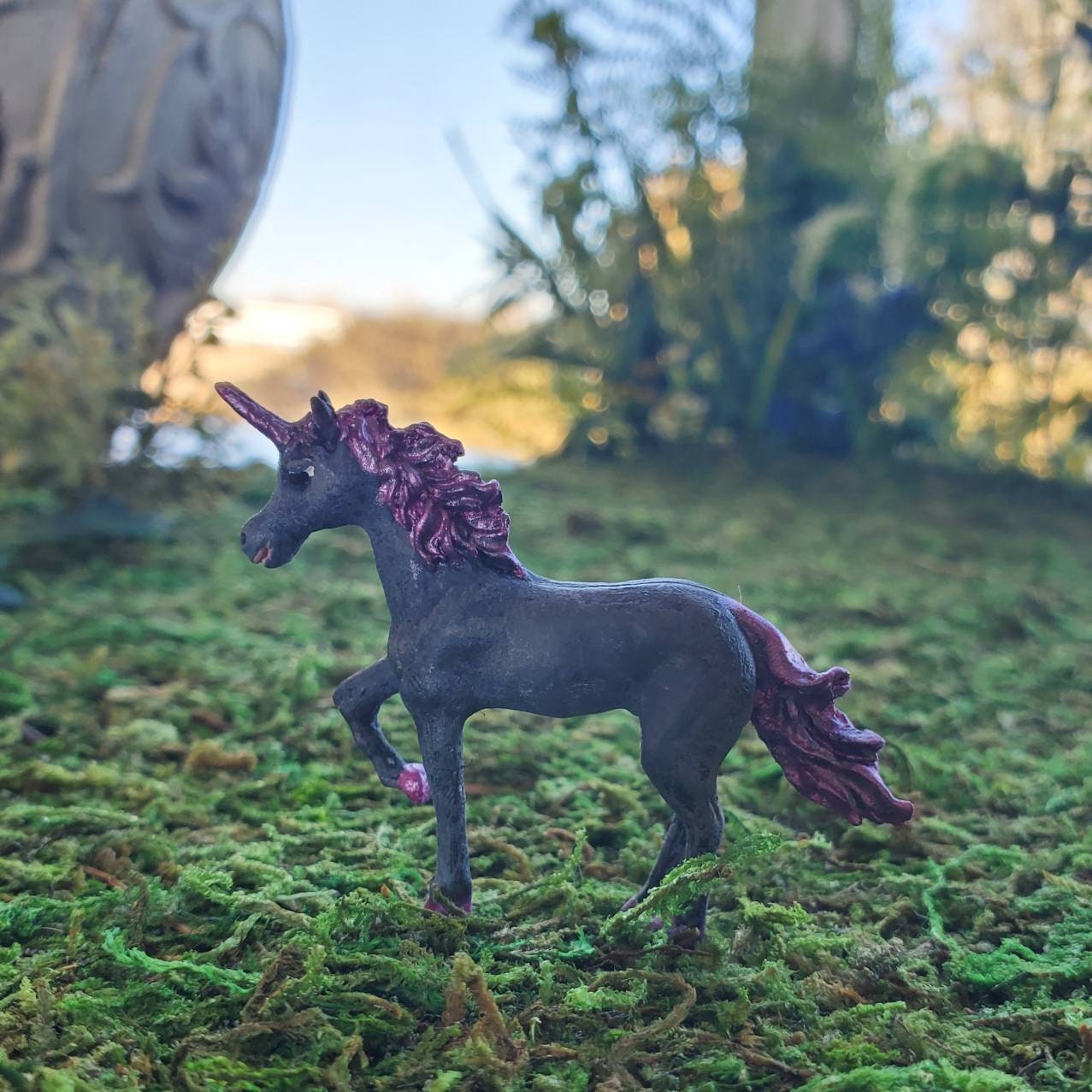 Fee Garten wee Einhorn kleine Miniaturen Fee Garten