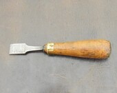 Vintage Bench Chisel | James Howarth | Industrial Rustic Hand Tool | DIY Do It Yourself | Woodworking Sculpting Carving | Gift for Him Her