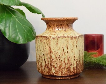 West German Lava Vase | Scheurich Fat Lava | Mid Century Modern | Keepsake Collectible | Made in Germany | Southwest Santa Fe | 60's Sixties