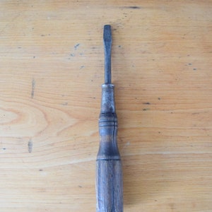 Vintage Rustic Screwdriver | Industrial Toolbox Hand Tools | Gift for DIY Do It Yourself | Woodworking Crafting | Present for Him Her Retro
