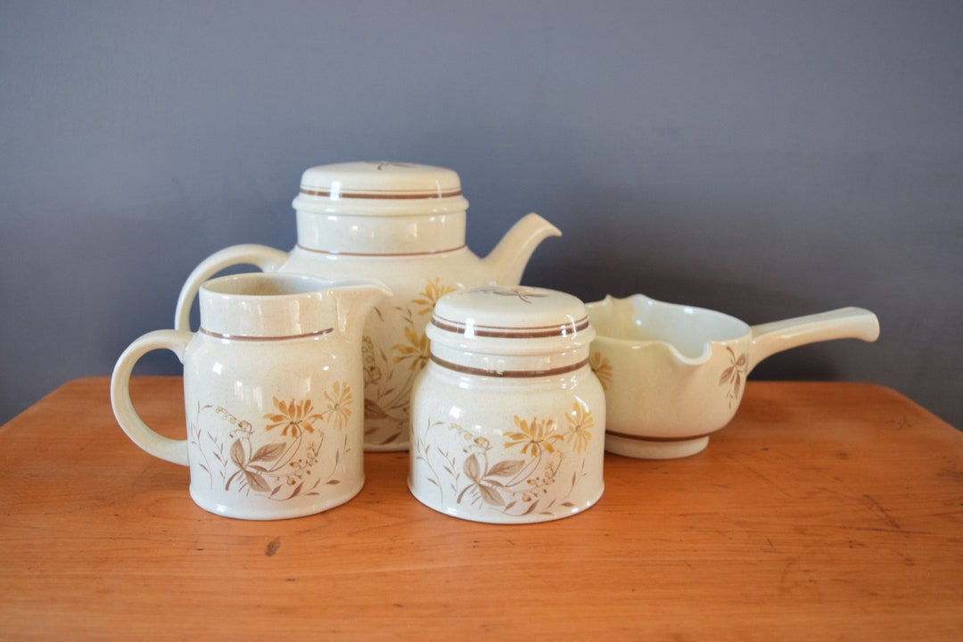 Royal Doulton Tea Set Sandsprite Lambethware Tea Party Etsy