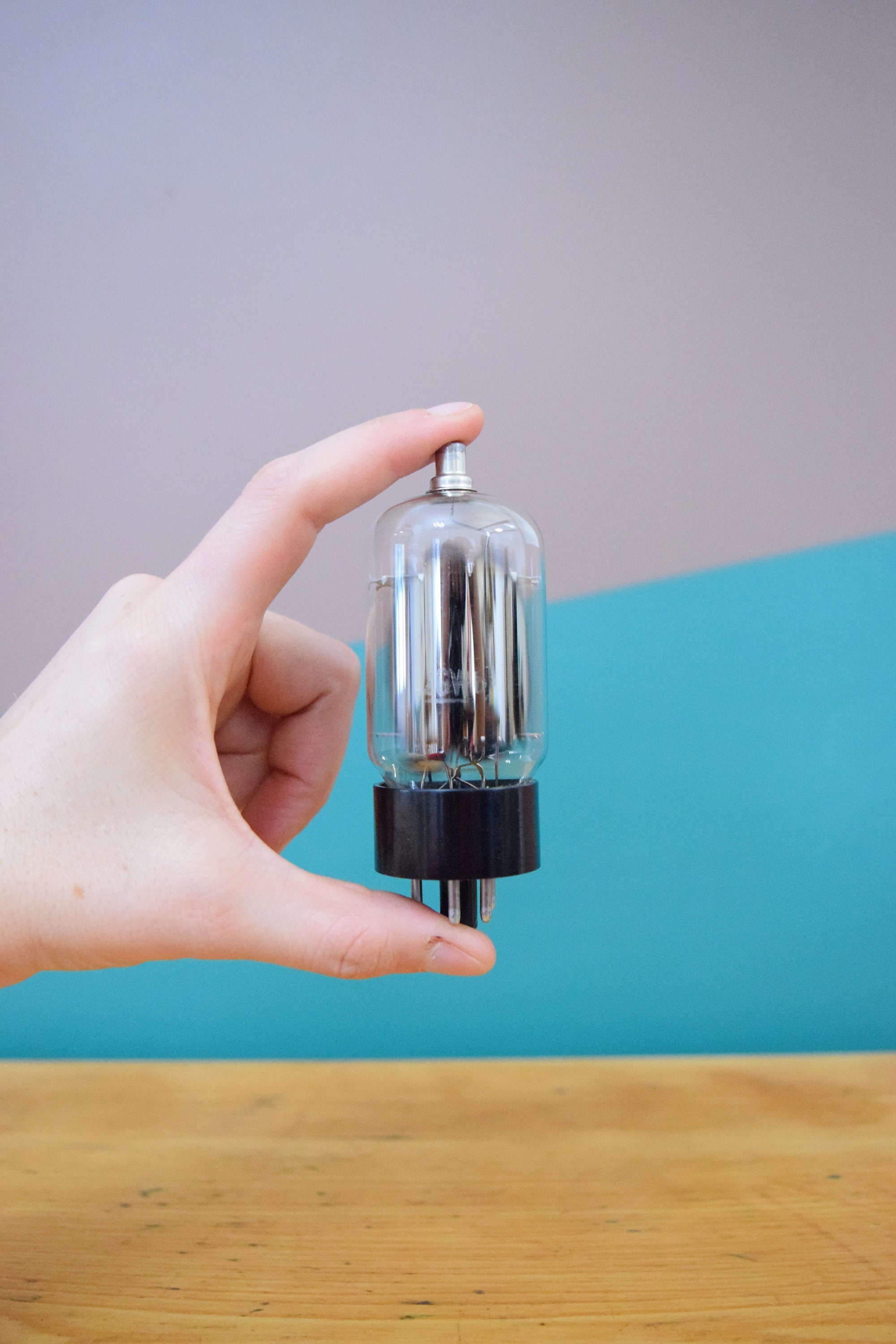 Large Vacuum Tube Vintage Electron Tube Steampunk Decor Etsy Canada