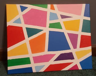 Colorful modern painting