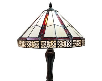 Stained Glass Lamp Shade Etsy All done with pencil compass and ruler. stained glass lamp shade etsy