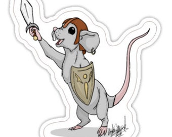 Mouse Knight Sticker