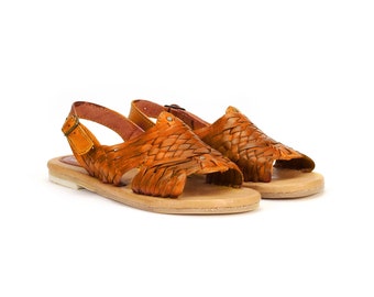 Adelita Vintage Huarache Sandal Walnut