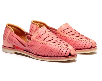 Cross Woven Huarache Coral