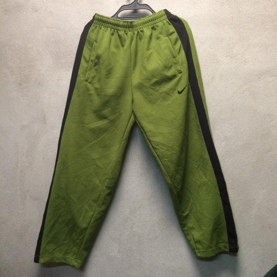 nike green track pants