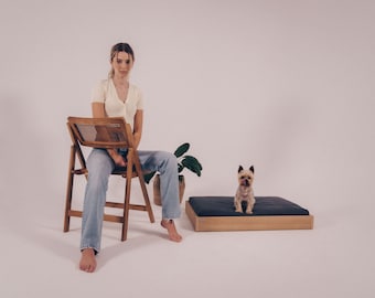 Wooden Dog Bed For Modern Interiors | For Small and Large Pets