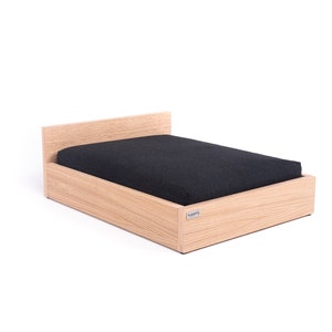 Custom Wooden Dog Bed for Small and Large Pets, Modern Pet Furniture