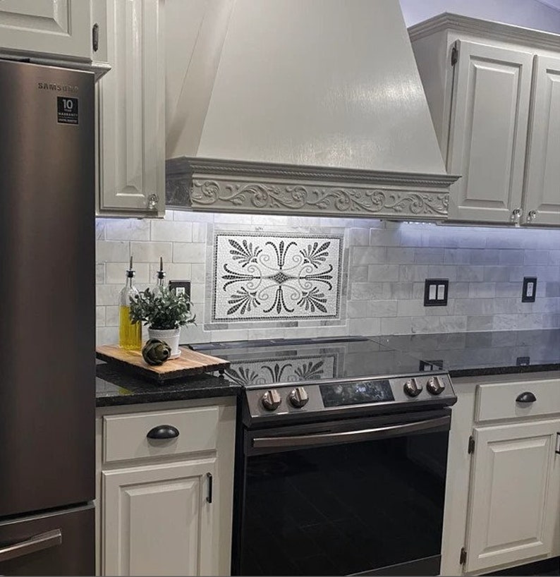 Kitchen Mosaic Muralanastasia Mural Glass Tile Mosaic Wall Etsy