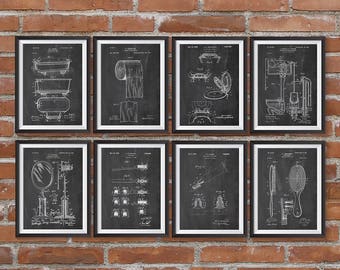 Bathroom wall art | Etsy