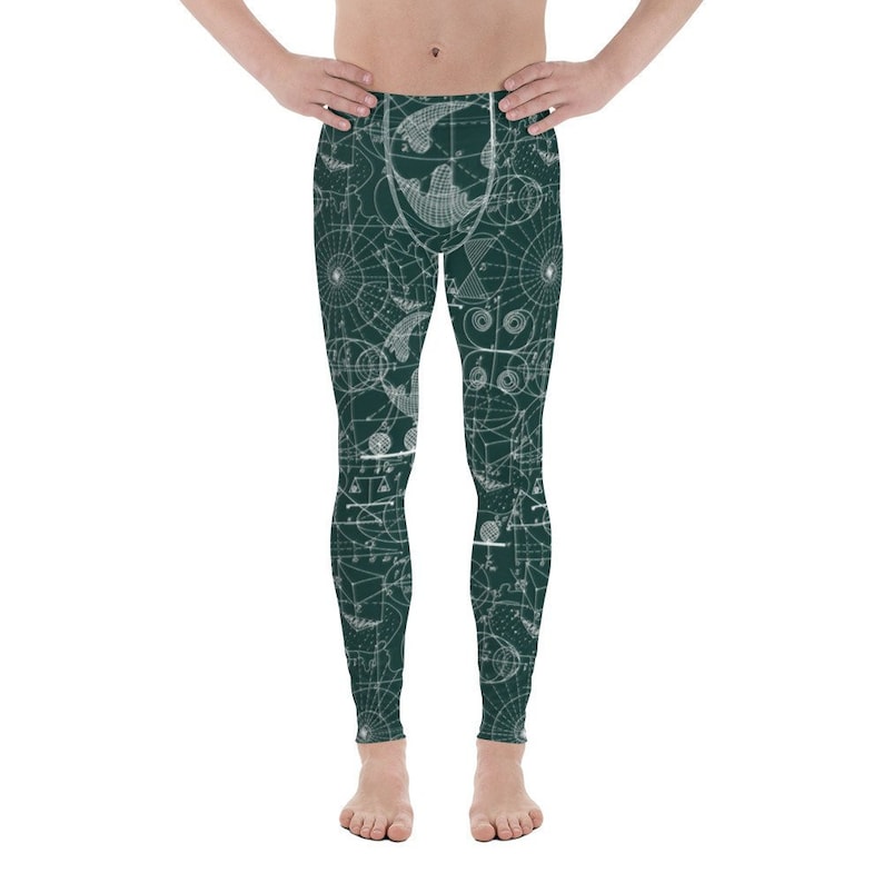 Men/'s Leggings Geomtery Edition