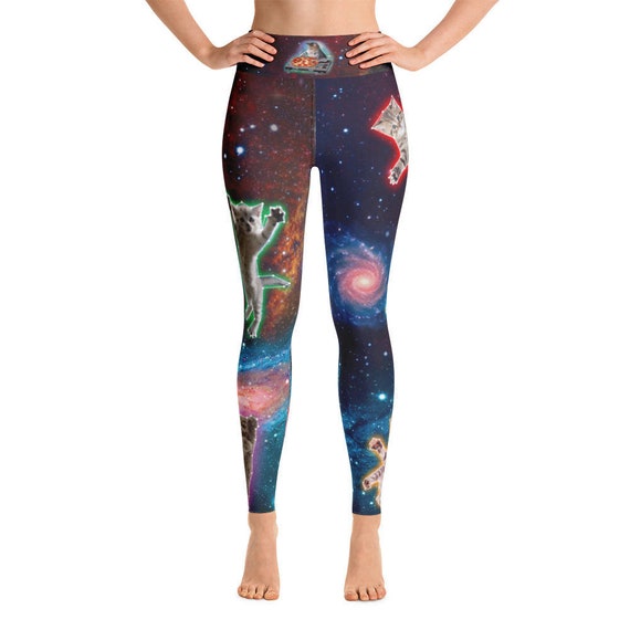 Creamy Soft Space Cat Plus Size Leggings - USA Fashion™