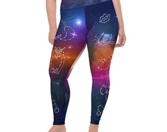 My Favorite Constellations Astronomy Plus Size Leggings