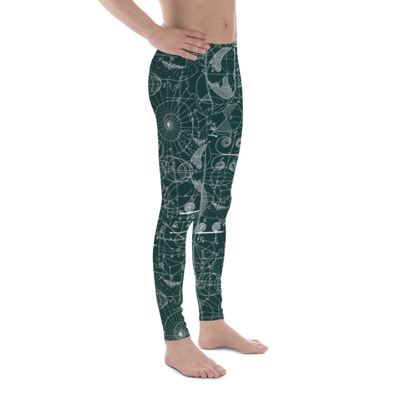Men/'s Leggings Geomtery Edition