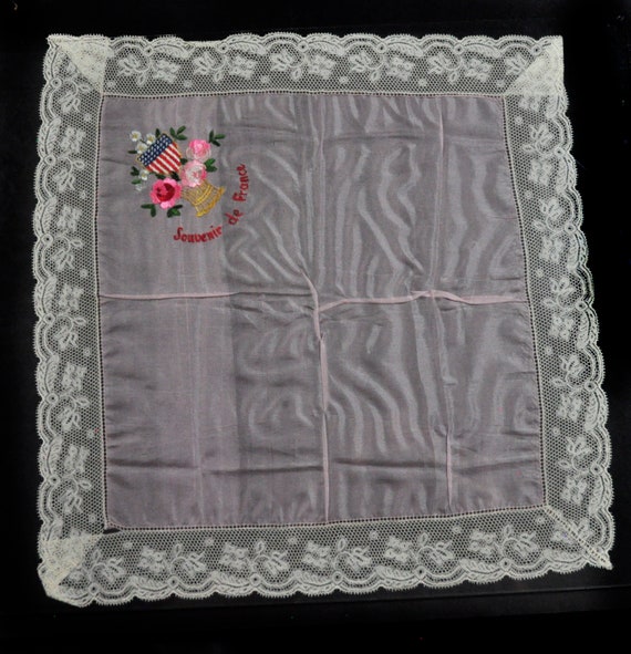 Hand embroidered silk Handkerchiefs
