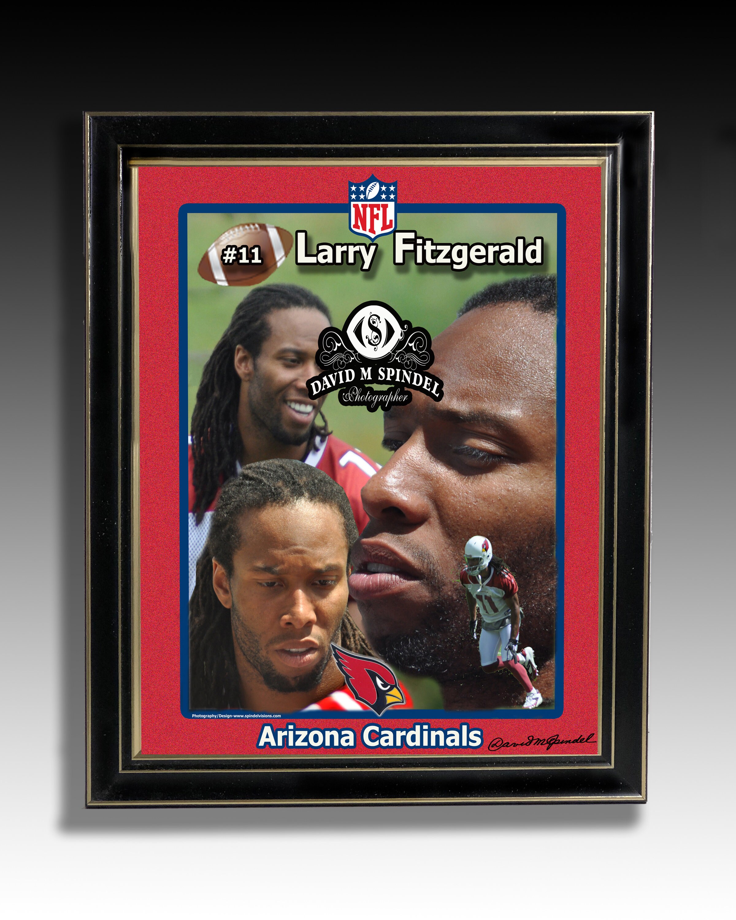 Collage photographique Larry Fitzgerald  Etsy