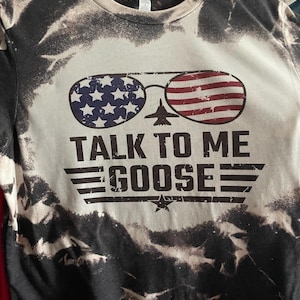 Talk to me goose vintage look tee shirt