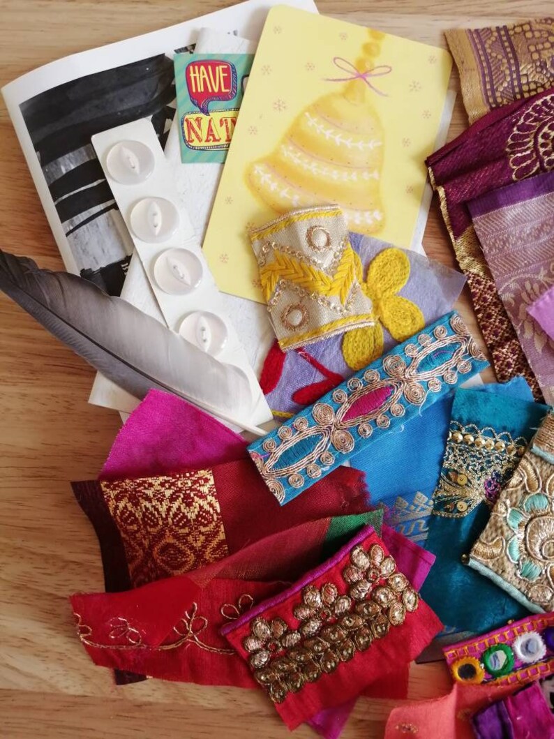 Boho saree journalling pack