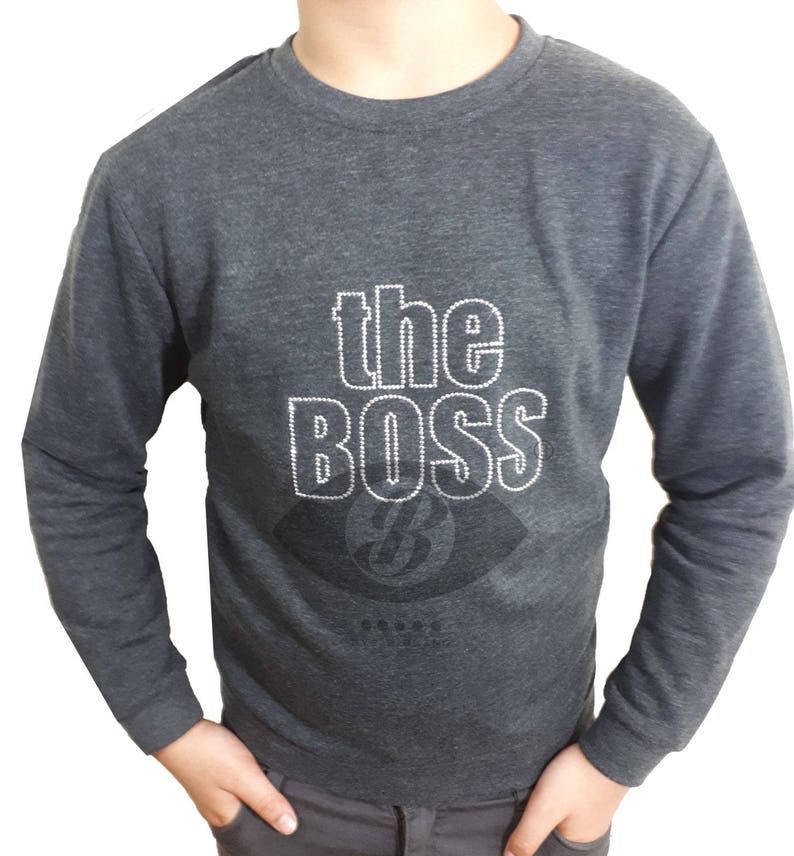 the Boss in rhinestones Sweater image 2