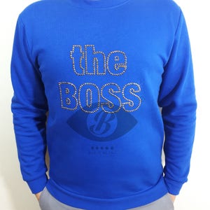 the Boss in rhinestones Sweater image 1