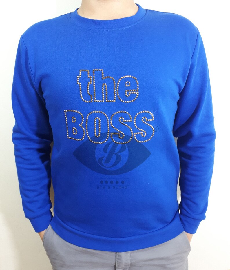 the Boss in rhinestones Sweater image 1