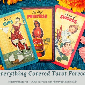 Alles Bedeckte Tarot Legung, schriftliche Vorausschau mit Kerry King Tarotreader für Metro & The Sun, per pdf/email
