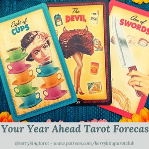 Year Ahead Tarot Reading, met Metro en The Sun's Kerry King, geleverd via pdf en e-mail
