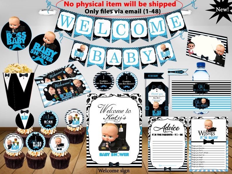 Boss Baby Shower Decorations African American Party