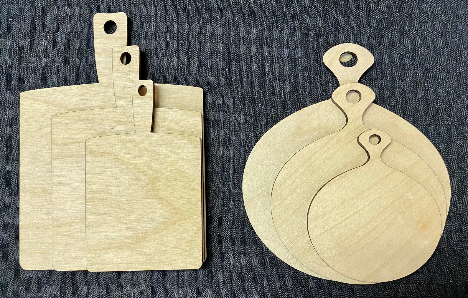 Set of 2 DIY unfinished wooden MiniCutting Boards/ Etsy