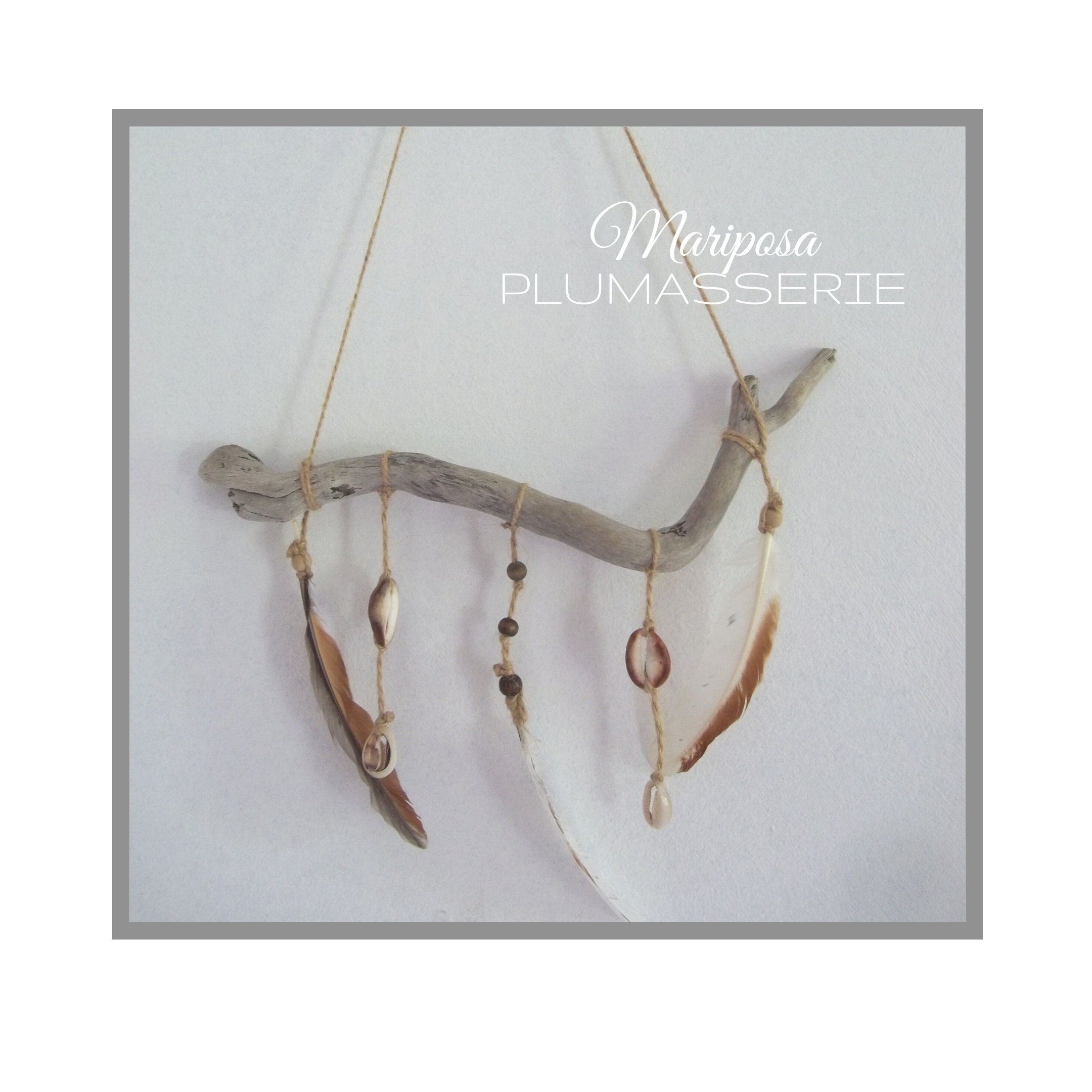 Suspension Murale Bois Flotté