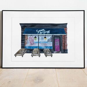 Scream For Pizza, Sandyford, Newcastle Upon Tyne Art Print