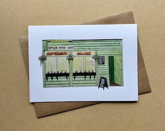 The Mean Eyed Cat, Newcastle Upon Tyne Greetings Card