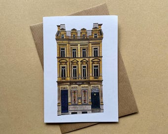 The Crown Posada, Newcastle Upon Tyne Greetings Card