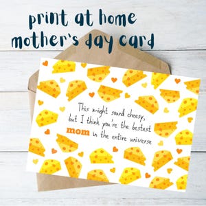 Cartão de Dia das Mães - Download Digital - Para Imprimir