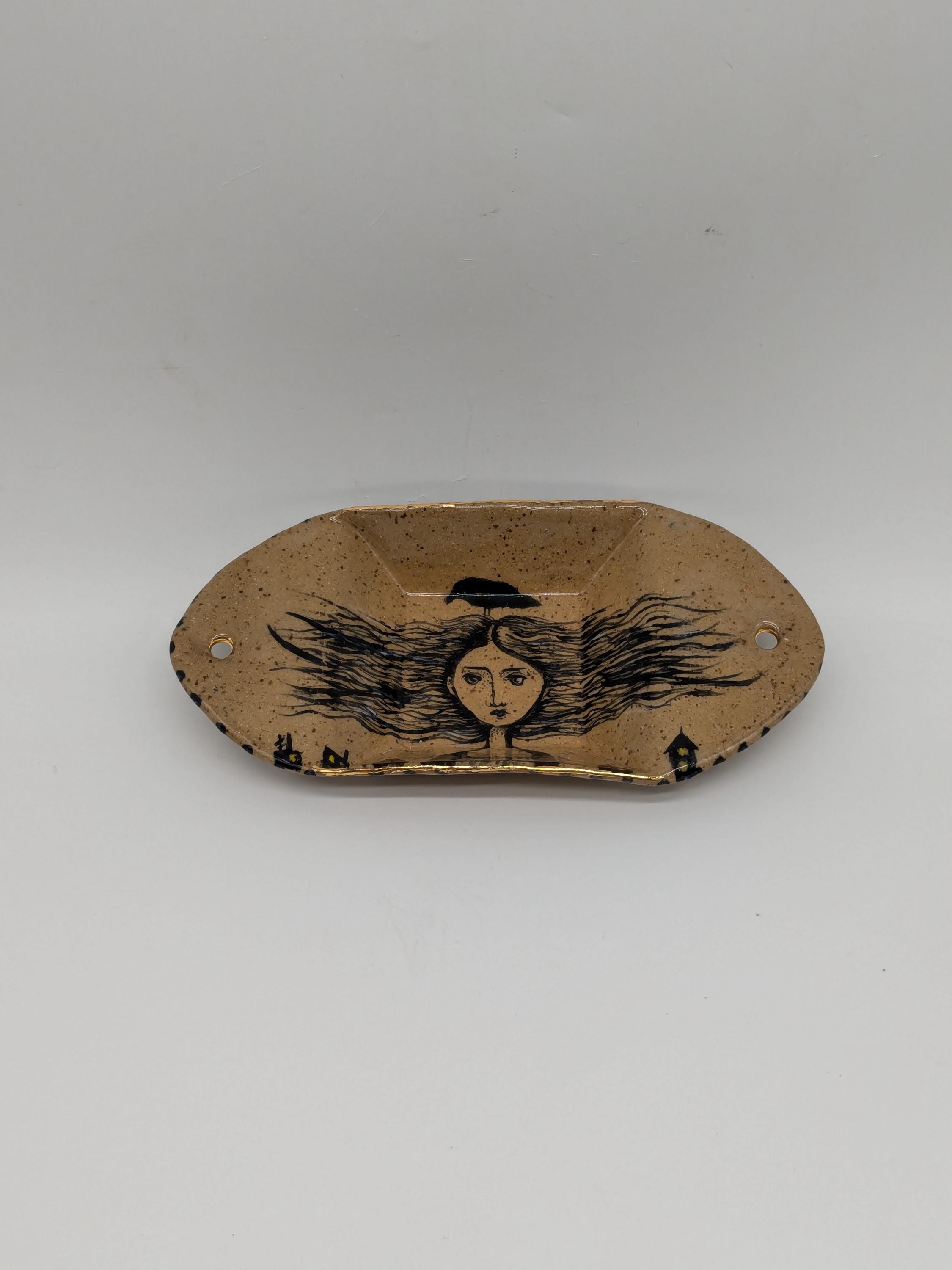 Trinket Dish / 14k Gold