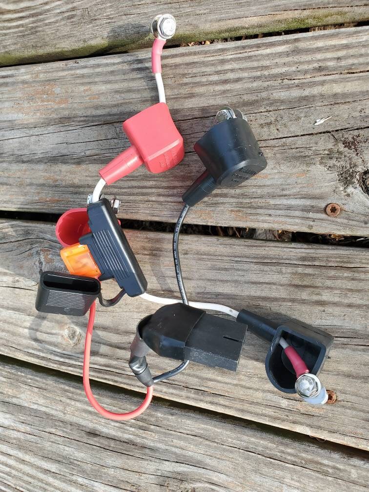 Pair Hoveround MPV5 Battery Wire Harnesses w/ Fuse Etsy