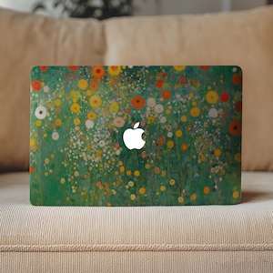 Gustav Klimt Macbook Mac Air 13 Sticker Sunflowers Painting Macbook Pro 15 Cover Macbook 12 In Skin Apple Macbook Decal Macbook Air 16 Inch