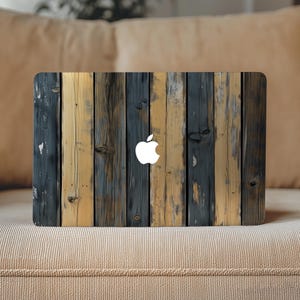 Wooden MacBook Skin Sticker 2025 M4 Vintage Planks Texture Mac Book Air 15 13.6 A2681 M2 Pro 14 16 m1 Rustic Decal A3186 Vinyl for boyfriend