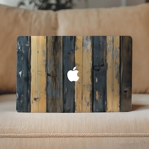 Wooden MacBook Skin Sticker 2017 Wood Planks decor vintage Mac Book Air 13 A2179 Pro 15 14 16 m1 Decal A2251 Vinyl 12 Inch 11 Retina A1932