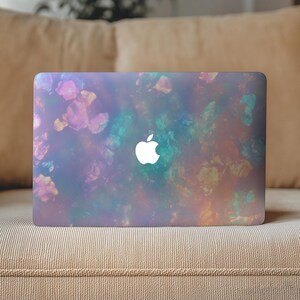 Opal Gem Skin MacBook 16 Pro M4 2025 Abstract pattern 15 Mac Book M3 Max 14 inches Decal Air 13" Pink luxury Decal 2024 A3241 chic for women